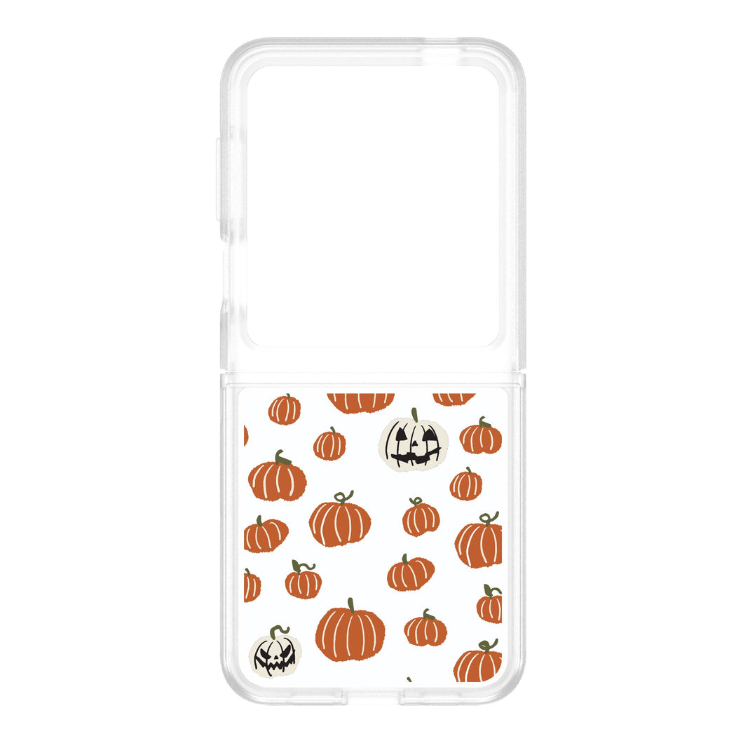 Galaxy Z Thin Flex Clear Series | Halloween Pumpkins