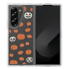 Load image into Gallery viewer, Galaxy Z Thin Flex Clear Series | Halloween Pumpkins