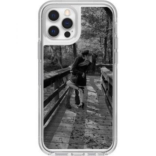 Custom design of iPhone 12 and iPhone 12 Pro Symmetry Series Clear Case