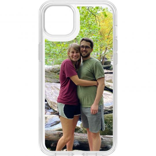 Custom design of iPhone 14 Plus Case for Symmetry Series Clear