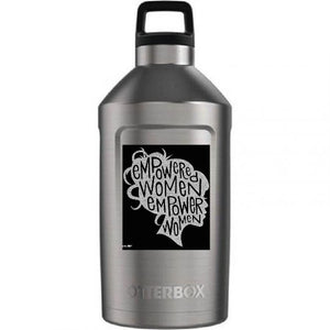Custom design of Elevation 64 Growler : Stainless Steel