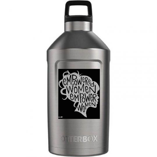 Custom design of Elevation 64 Growler : Stainless Steel