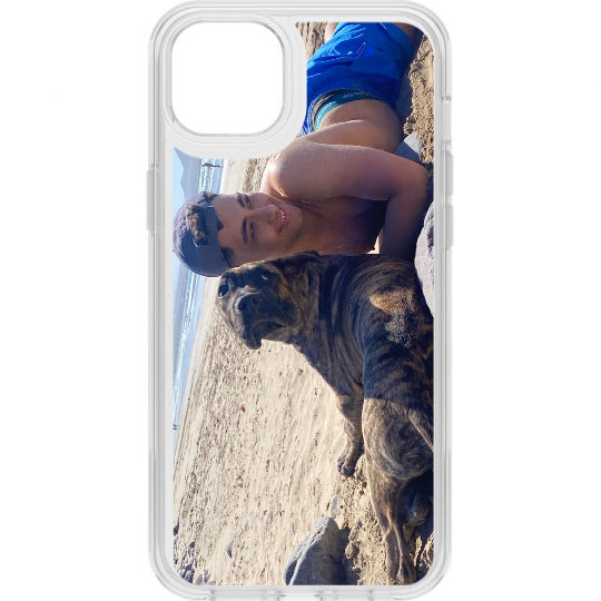 Custom design of iPhone 14 Plus Case for MagSafe Symmetry Series+ Clear