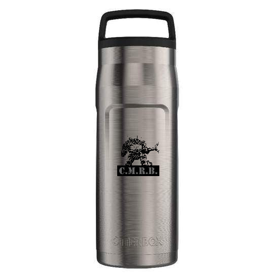 Custom design of Elevation 36 Growler : Stainless Steel