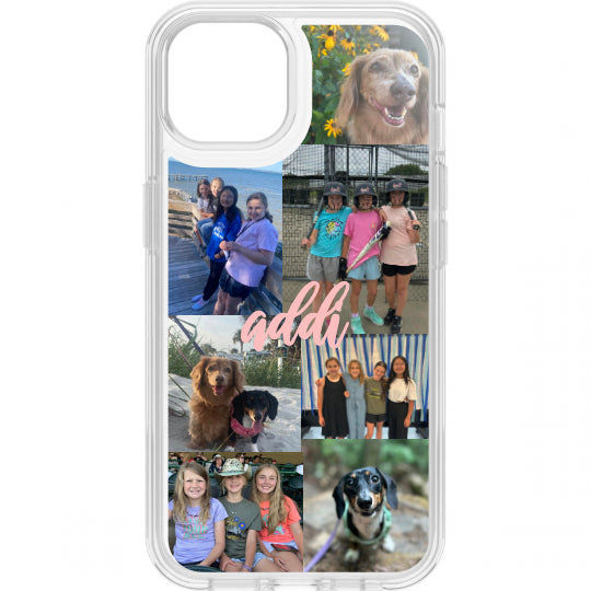 Custom design of iPhone 14 Case for Symmetry Series Clear