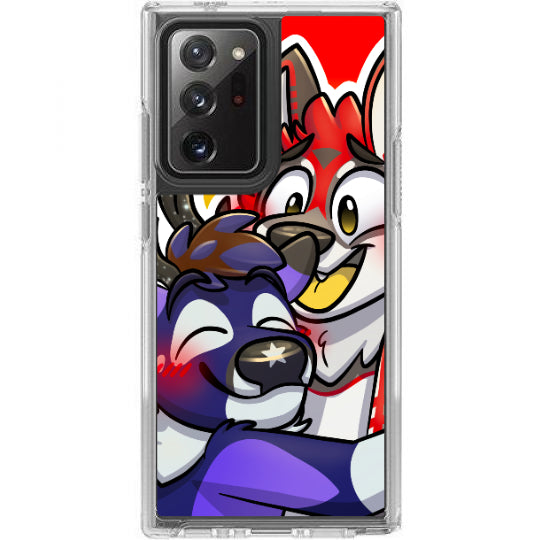 Custom design of Galaxy Note20 Ultra 5G Symmetry Series Clear Case
