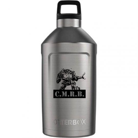Custom design of Elevation 64 Growler : Stainless Steel
