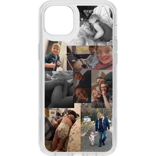 Custom design of iPhone 14 Plus Case for MagSafe Symmetry Series+ Clear