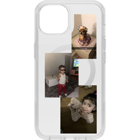 Custom design of iPhone 14 Case for MagSafe Symmetry Series+ Clear