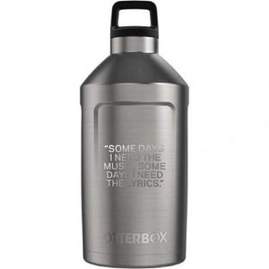Custom design of Elevation 64 Growler : Stainless Steel