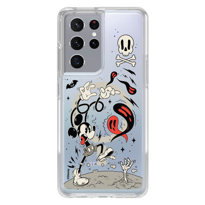 Galaxy S21 Ultra 5G Symmetry Series Clear Case: Mickey Bones |Halloween Phone Case