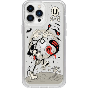 iPhone 12 Pro Max Symmetry Series+ Clear Case with MagSafe: Mickey Bones | Halloween Phone Case
