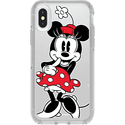 iPhone X/Xs Symmetry Series Clear Case: Minnie Simply Ear-Resistible