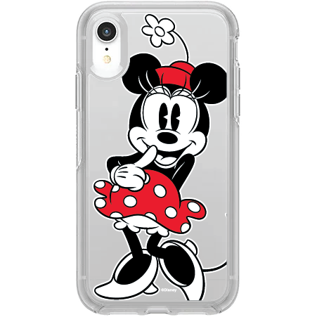 iPhone XR Symmetry Series Clear Case: Minnie Simply Ear-Resistible