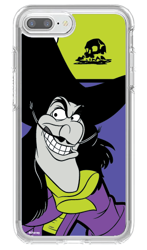 iPhone 8 Plus/7 Plus Symmetry Series Clear Case: Disney Captain Hook