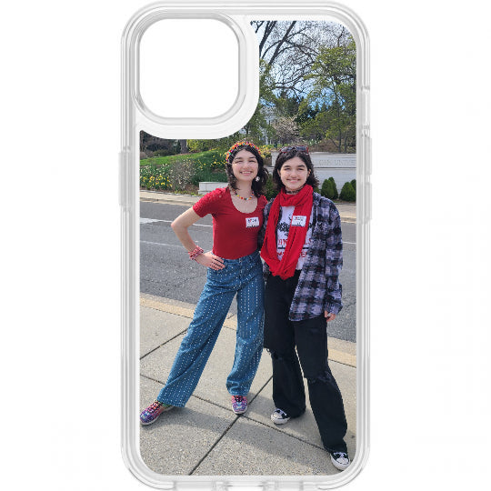 Custom design of iPhone 14 Case for Symmetry Series Clear